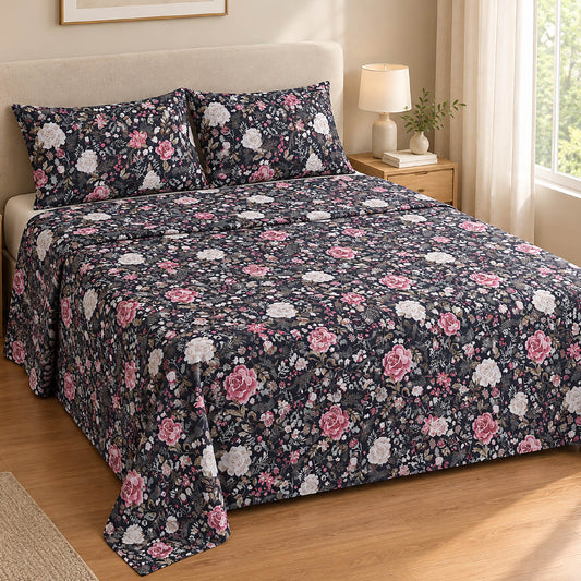 Noir Botanica Bed Sheet Set