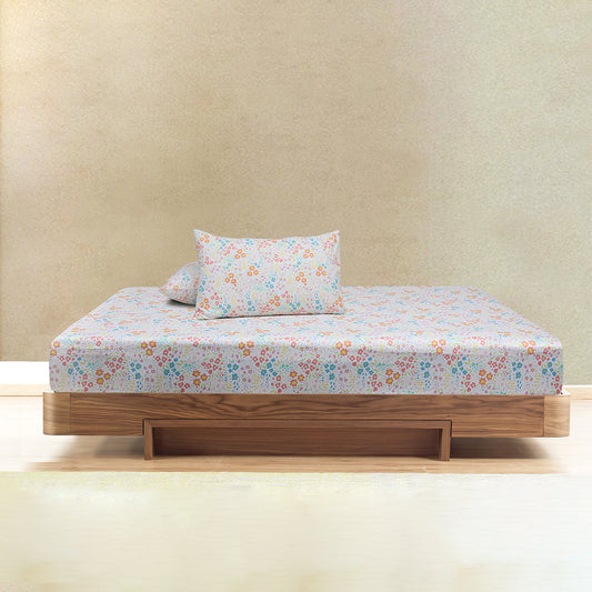 Microfiber Oleander Fitted Sheet Set